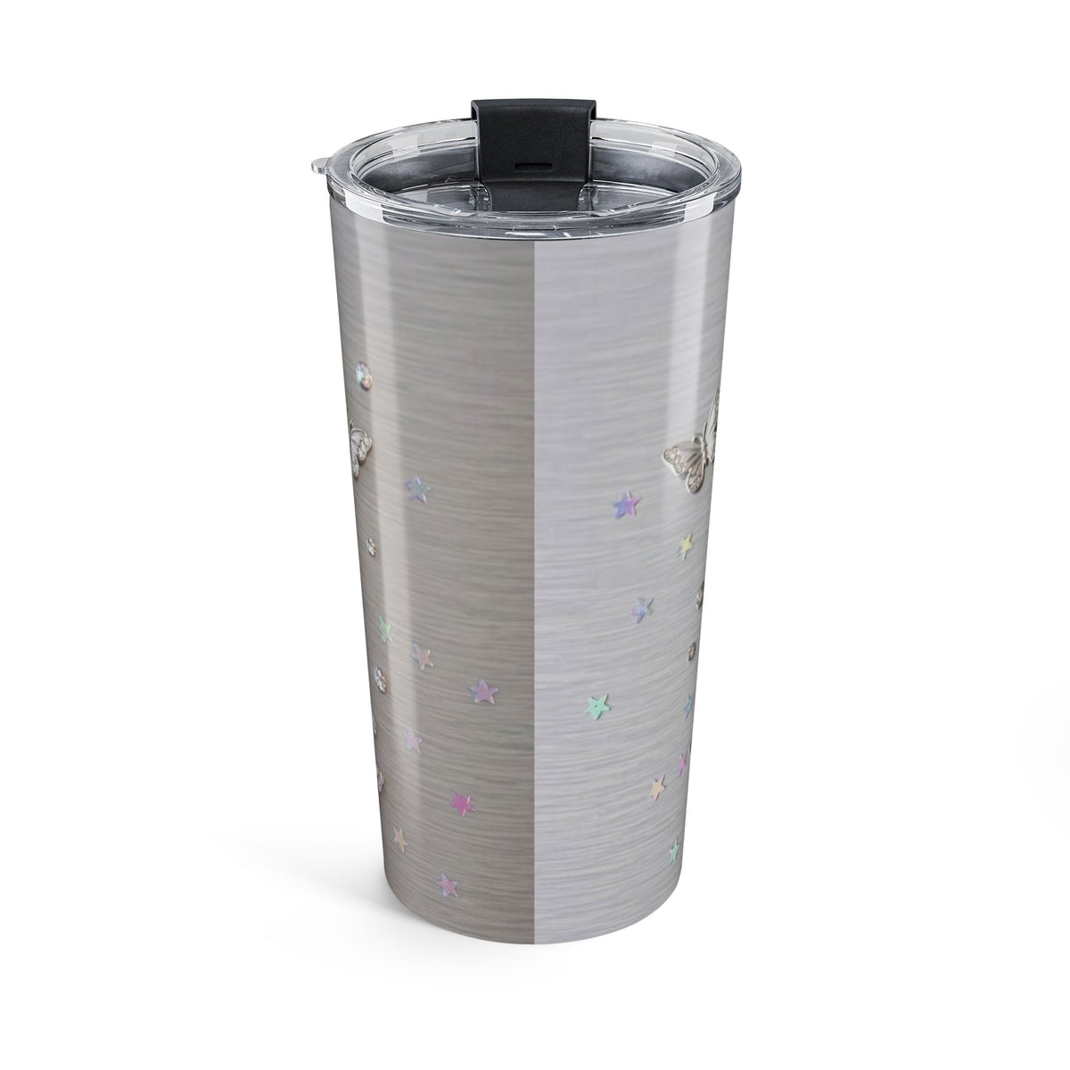 20oz Butterfly Tumbler – Chic Metallic Travel Cup