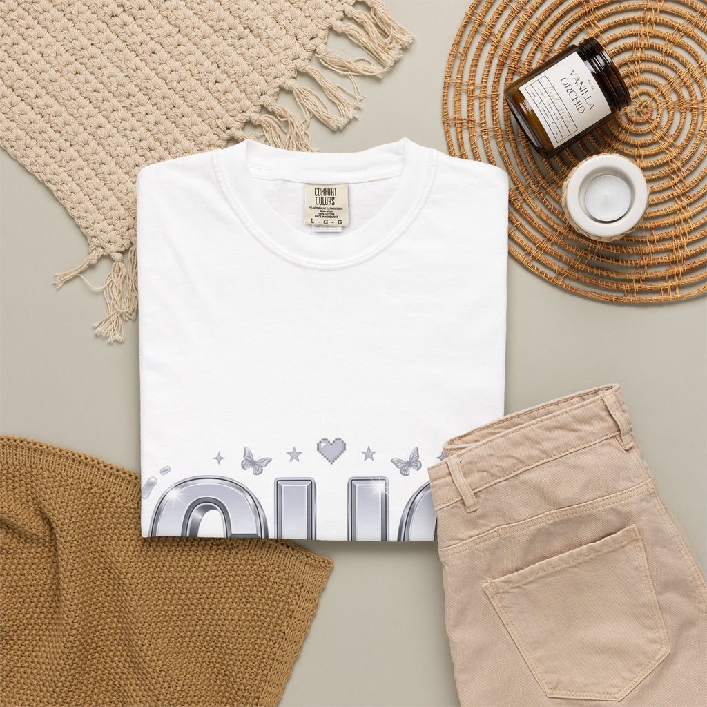 CHC Butterfly Graphic T-Shirt — "What's Reality?" Vintage Logo Tee
