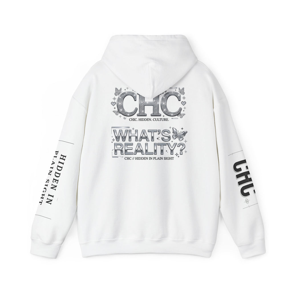 CHC "What's Reality?" Graphic Hoodie — Hidden Culture Streetwear