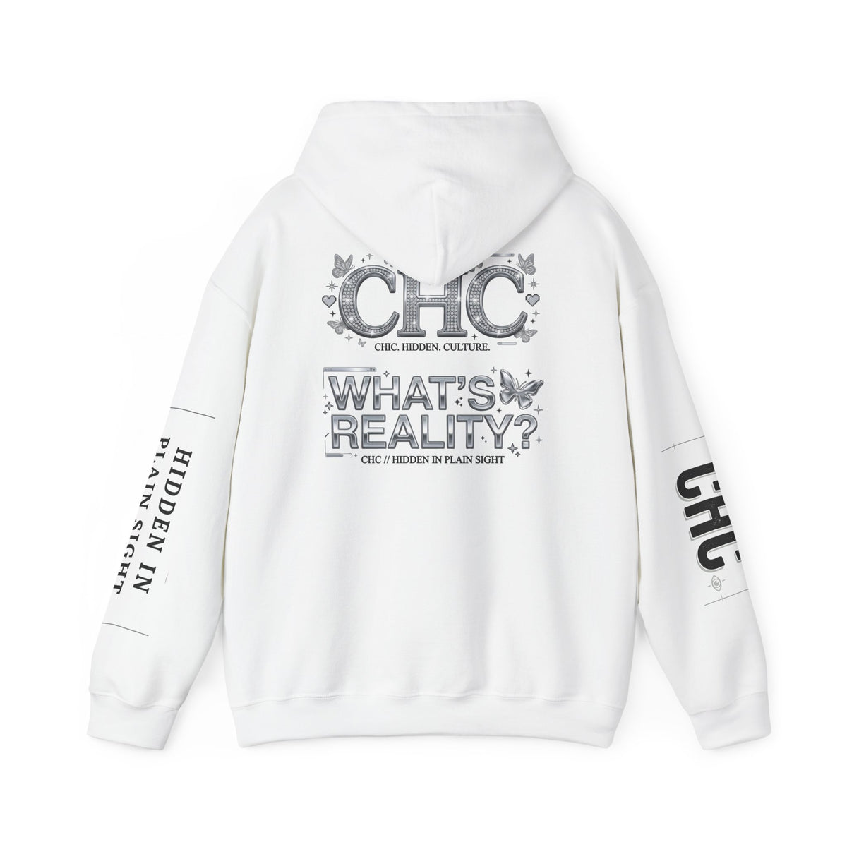 CHC "What's Reality?" Graphic Hoodie — Hidden Culture Streetwear