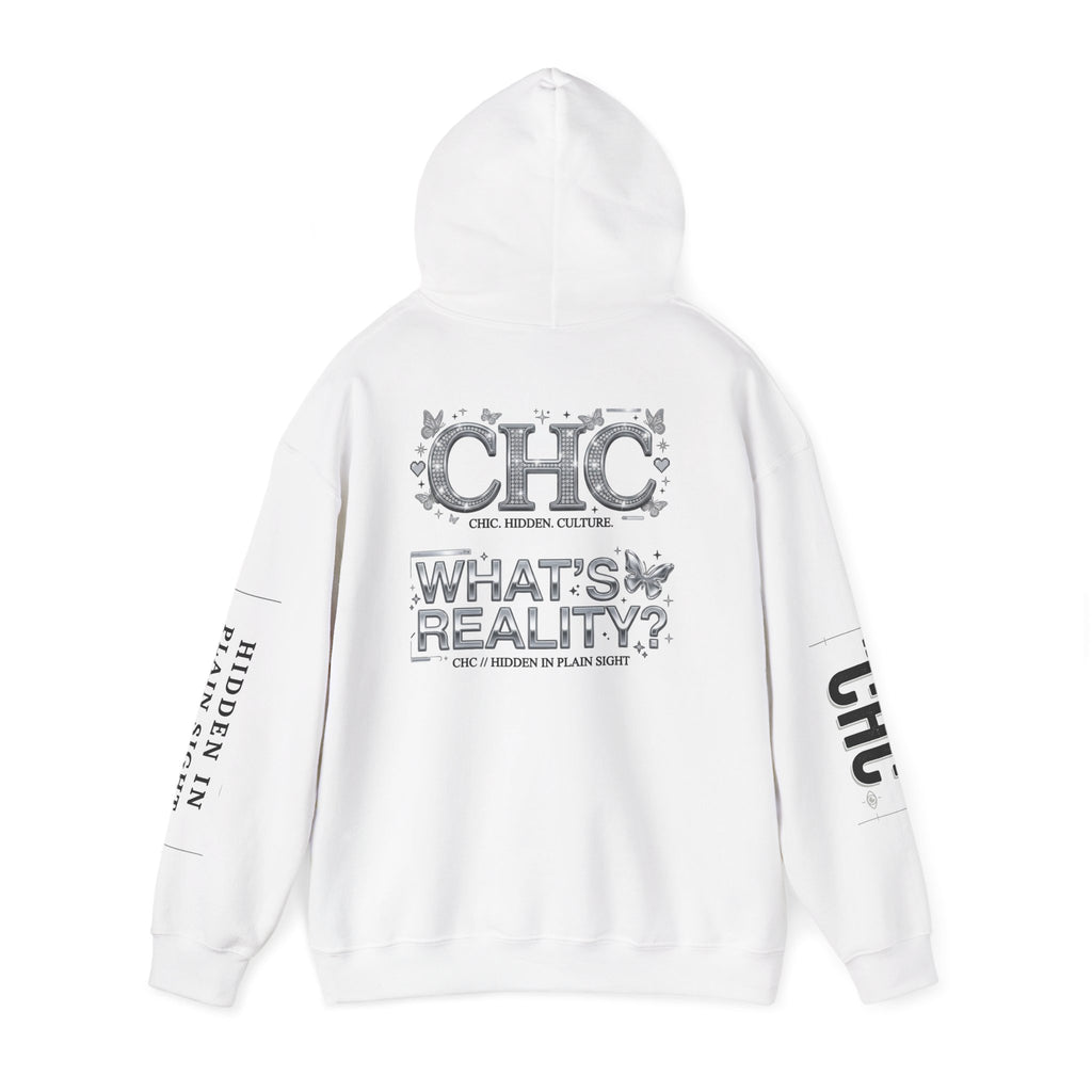 CHC "What's Reality?" Graphic Hoodie — Hidden Culture Streetwear