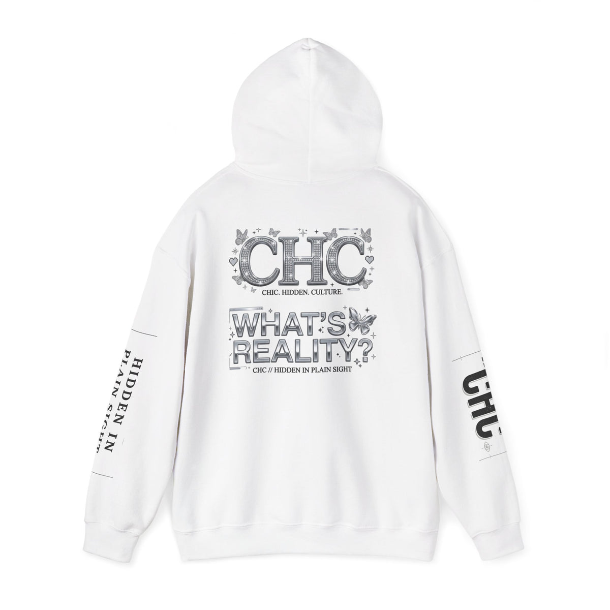 CHC "What's Reality?" Graphic Hoodie — Hidden Culture Streetwear