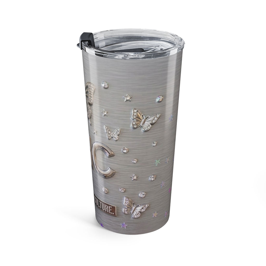20oz Butterfly Tumbler – Chic Metallic Travel Cup