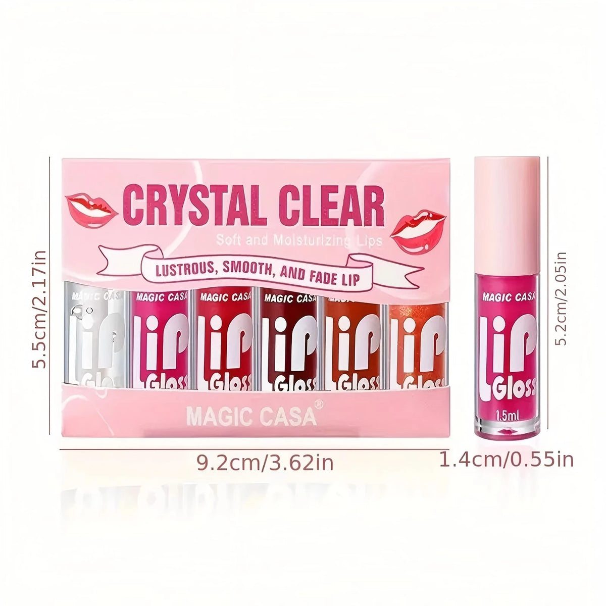 Shiny Mineral Formula Lip Gloss Moisturizer Liquid