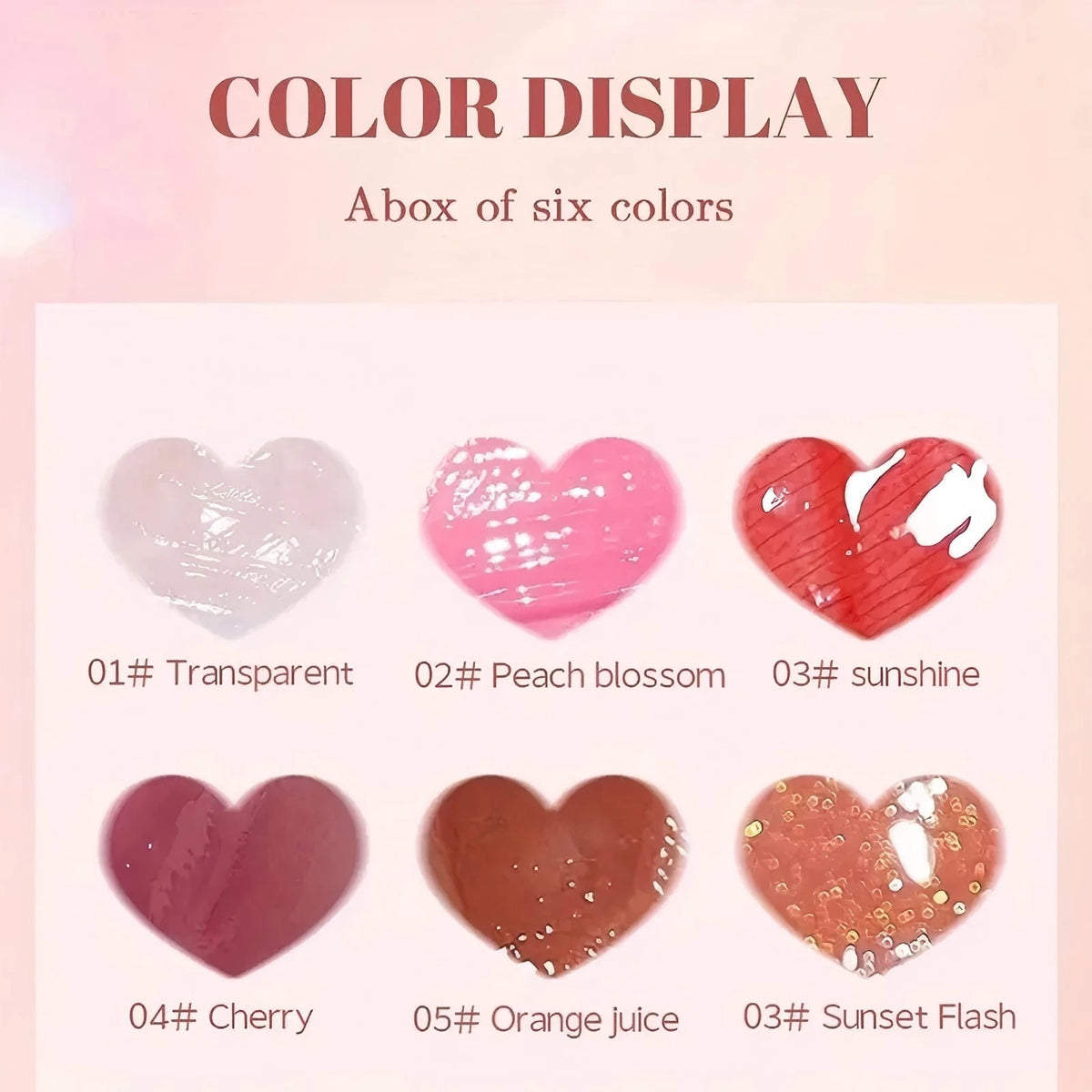 Shiny Mineral Formula Lip Gloss Moisturizer Liquid