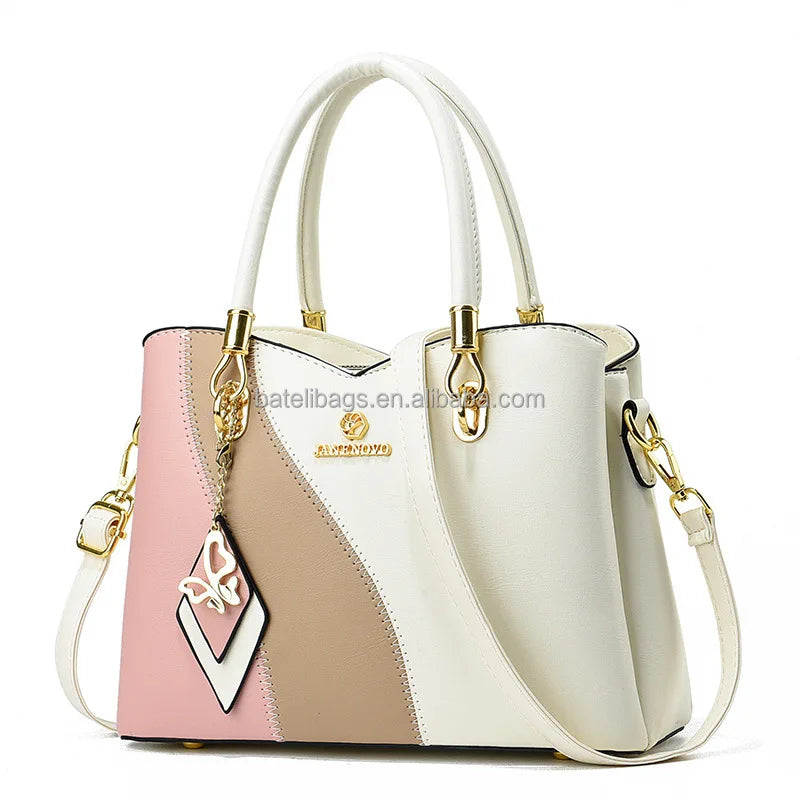 Popular Collision Color Hot Vintage Temperament Women Messenger Bag
