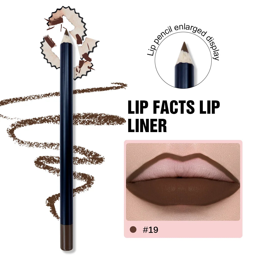 Cruelty Free Private Label High Quality Fashion Nude Creme Brown Lip Liner