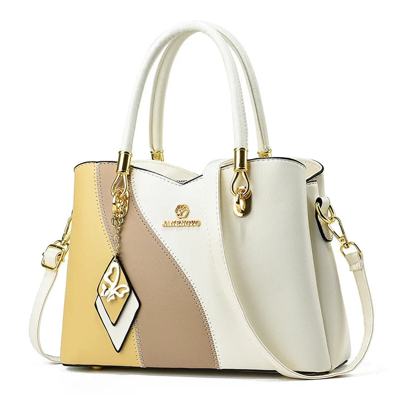 Popular Collision Color Hot Vintage Temperament Women Messenger Bag