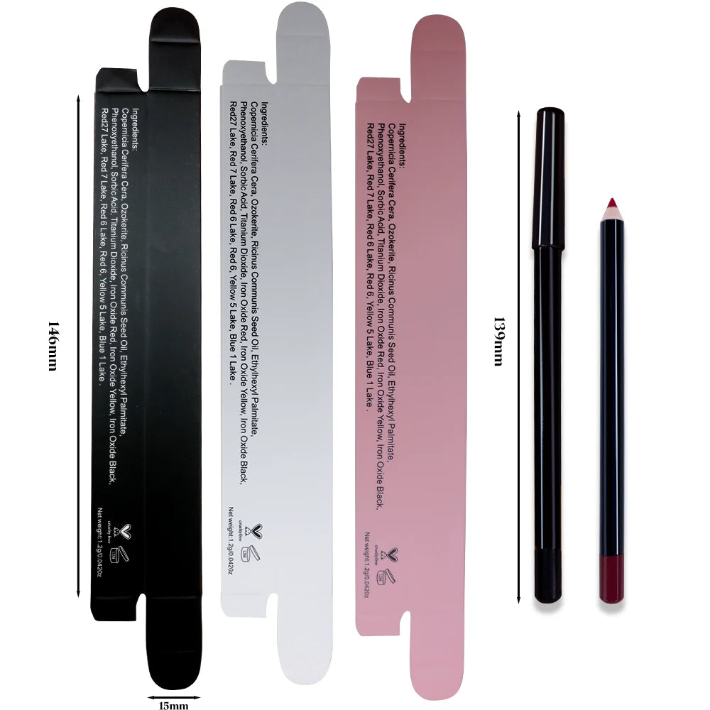 Cruelty Free Private Label High Quality Fashion Nude Creme Brown Lip Liner