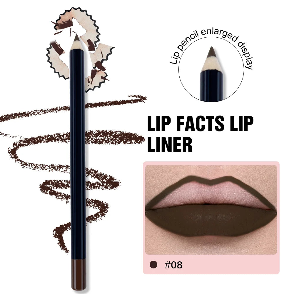 Cruelty Free Private Label High Quality Fashion Nude Creme Brown Lip Liner