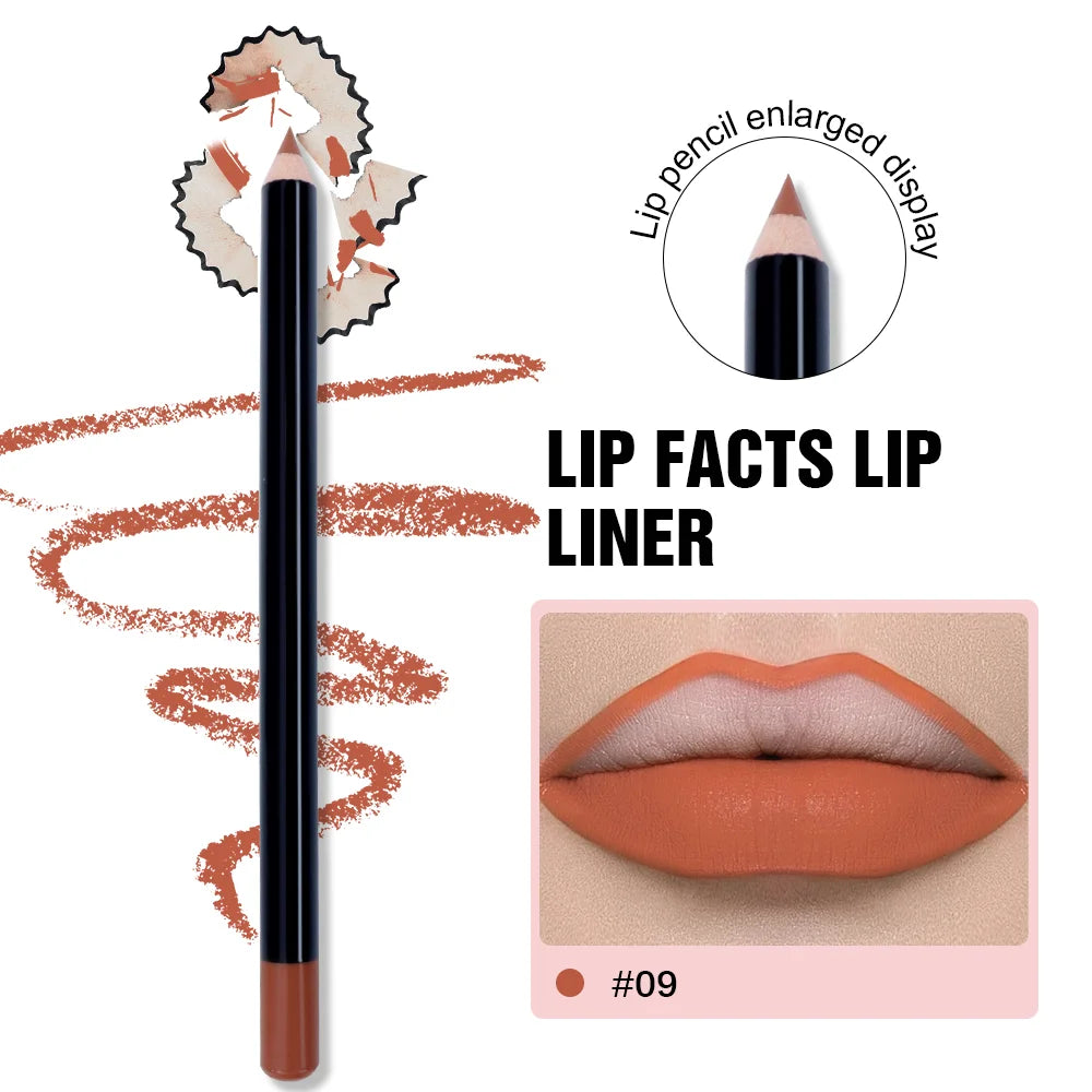 Cruelty Free Private Label High Quality Fashion Nude Creme Brown Lip Liner