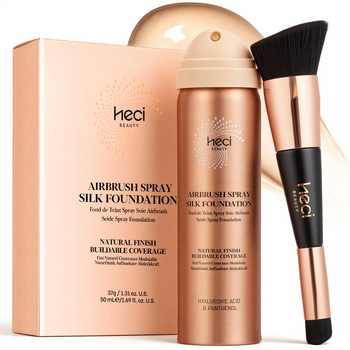 Lightweight Concealing Foundation Long-Lasting  Spray Foundation