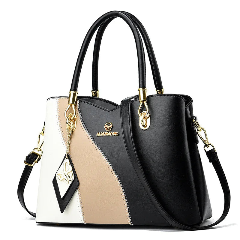 Popular Collision Color Hot Vintage Temperament Women Messenger Bag