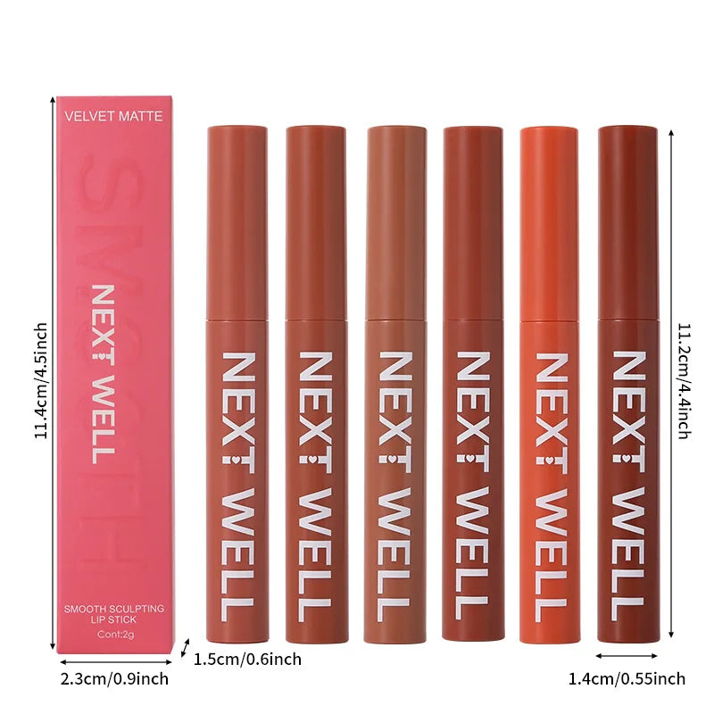 Waterproof Rotating Matte Lipstick