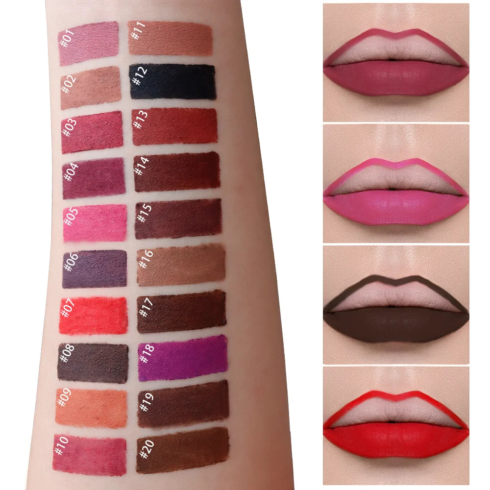 Cruelty Free Private Label High Quality Fashion Nude Creme Brown Lip Liner
