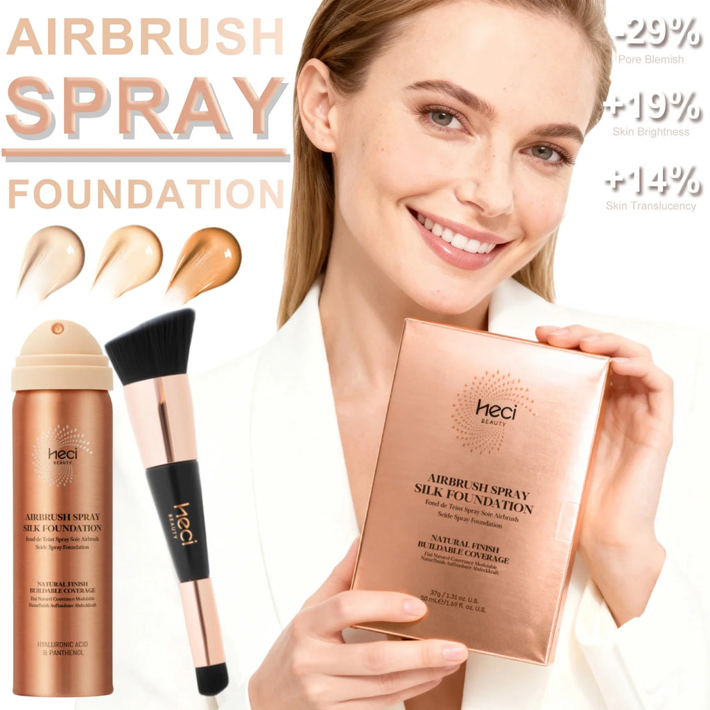 Lightweight Concealing Foundation Long-Lasting  Spray Foundation