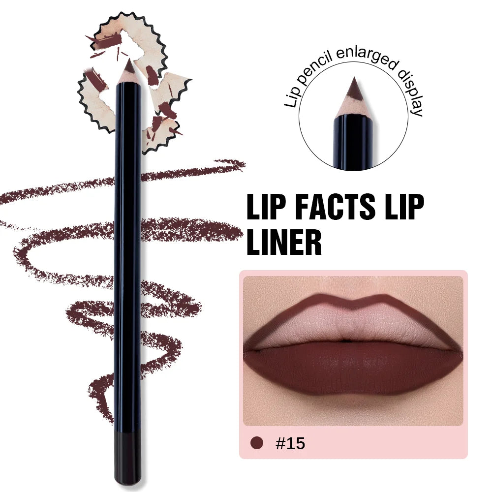 Cruelty Free Private Label High Quality Fashion Nude Creme Brown Lip Liner