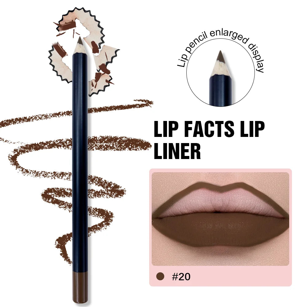 Cruelty Free Private Label High Quality Fashion Nude Creme Brown Lip Liner
