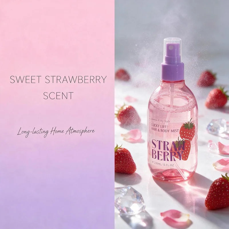 `Strawberry Scent Room Spray, Household Air Freshener, Sweet Fruity