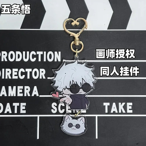 Handmade Jujutsu Inspired Keychains JJK Phone&Bag Charms Yuji Nobara