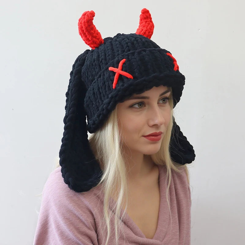 Casual Y2K SkullCap Hats Ski Caps