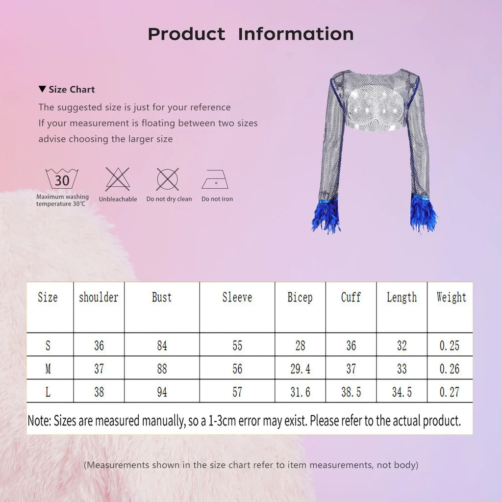 Sweet Diamond Fishing Net Crop Top Hollow Summer Beach Cover Up