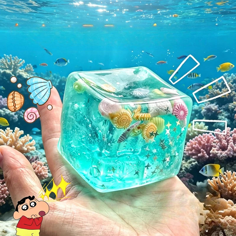 Ocean Style Embedded Shell Slow Rising Squishy Toy Sensory Toys Mochi