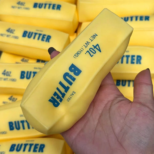 Butter Stick Squishy Fidget Toy, Crunchy Squeeze Stress Ball,Soft