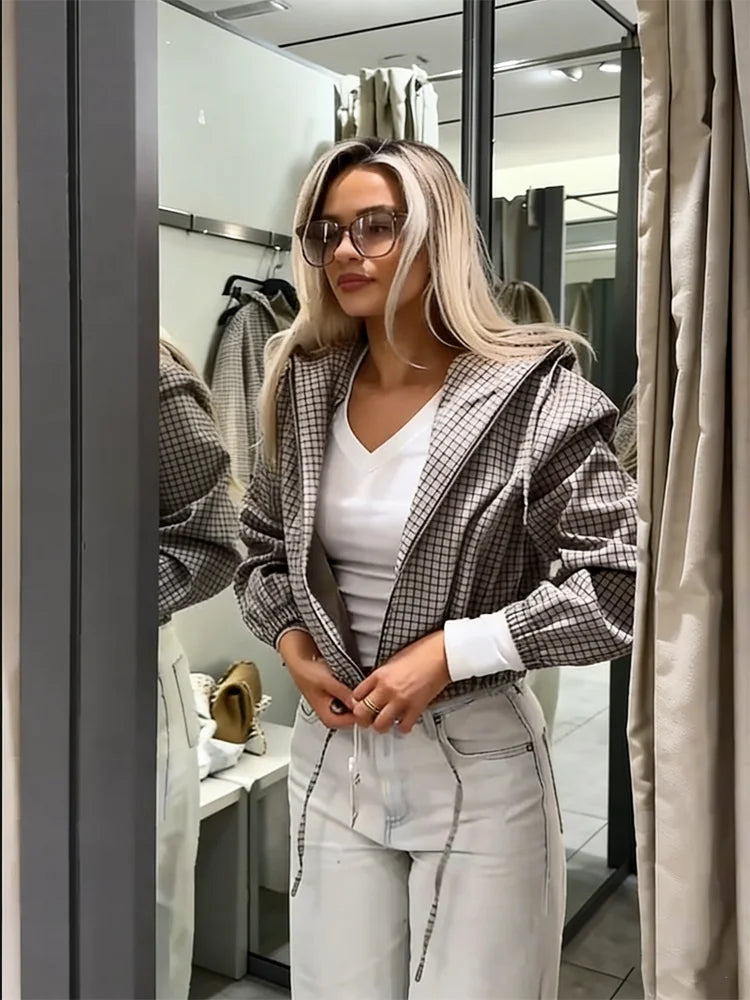 Zip Up Jackets Front Pocket