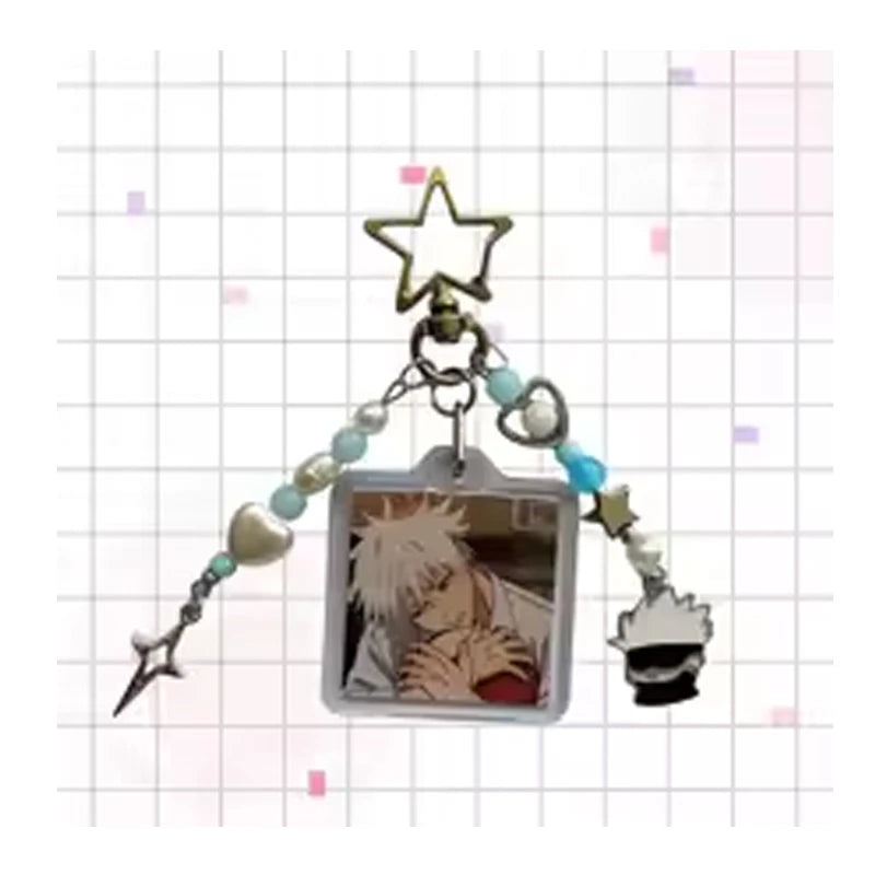 Handmade Jujutsu Inspired Keychains JJK Phone&Bag Charms Yuji Nobara