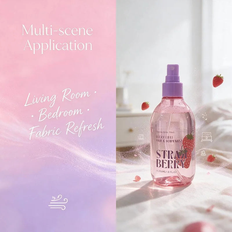 `Strawberry Scent Room Spray, Household Air Freshener, Sweet Fruity