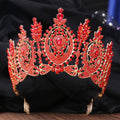 Crown Vintage Baroque Rhinestone Tiara  Hair Accessories
