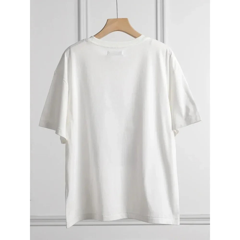 New Arrival Pure Cotton Women Clothing Fashion Women's T-shirts
