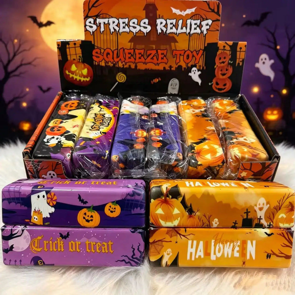 Halloween Slow Rising Butter Stick Squishy Toy Soft Wet Elastic