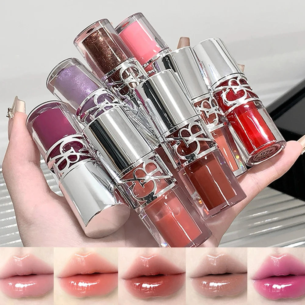 Glittering Mirror Lip Glaze, Watery Shimmering Light Lip