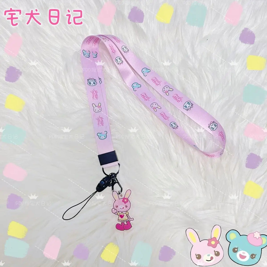 Japanese Original Cartoon MP Mobile Phone Lanyard Sweet Girl Cute Fall
