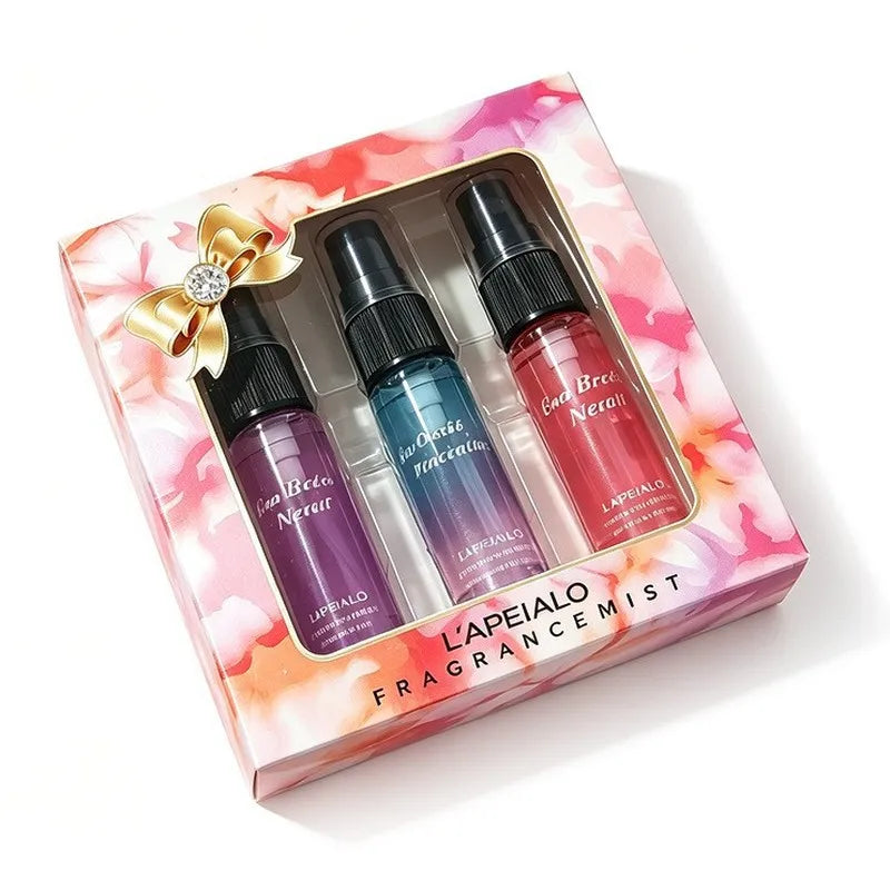 Mini Home Fragrance Mist Gift Box 3Pcs Portable Room Air Freshener