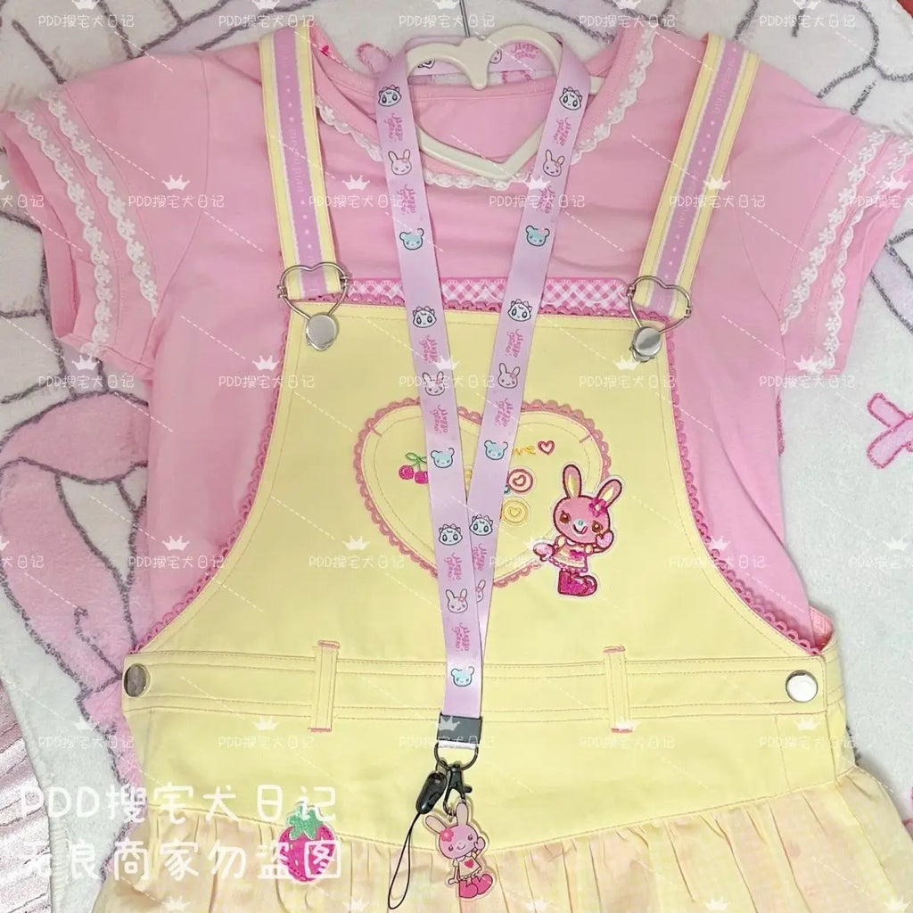 Japanese Original Cartoon MP Mobile Phone Lanyard Sweet Girl Cute Fall