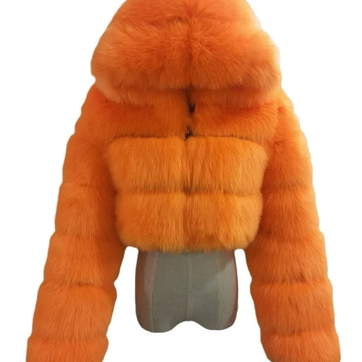 Women Faux Fur Short Coats