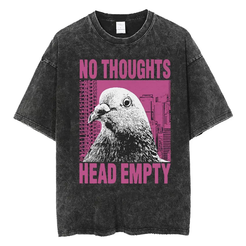 The Horrors Are Never Ending Yet I Remain Silly T-shirt Funny Frog Retro Washed T Shirt Men's Oversized Tees