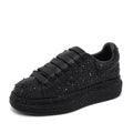 Glitter Designer Platform Sneakers Women Shallow Comfy Casual Shoes
