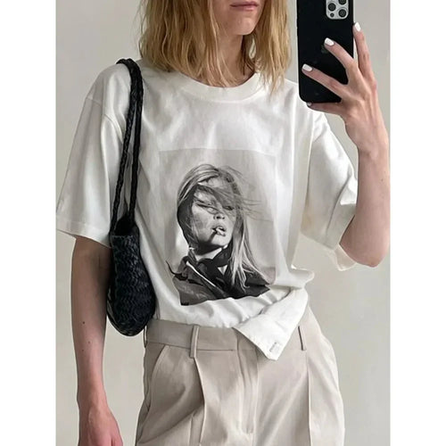 New Arrival Pure Cotton Women Clothing Fashion Women's T-shirts