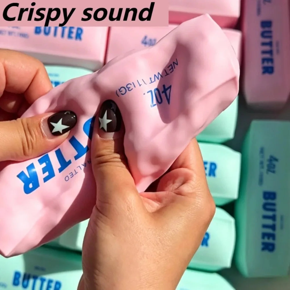 Butter Stick Squishy Fidget Toy, Crunchy Squeeze Stress Ball,Soft