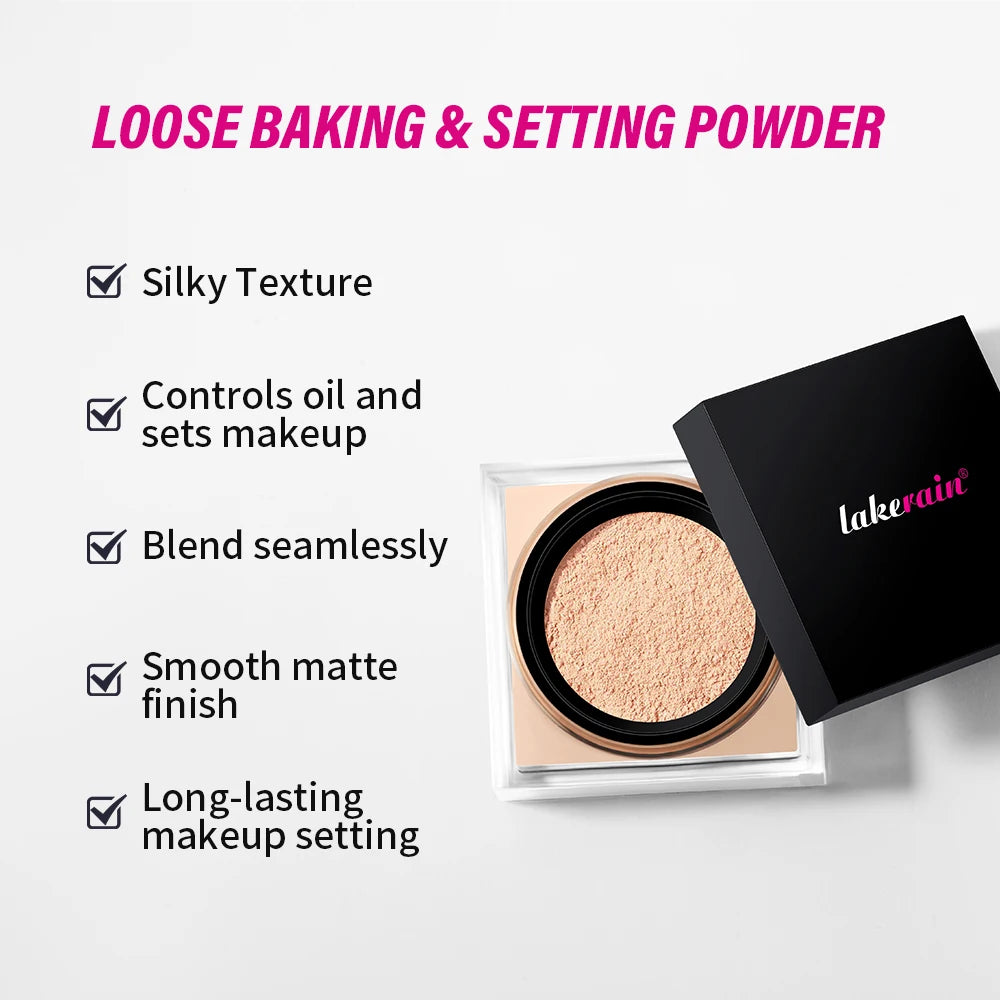 Waterproof BrighTening Loose Powder Makeup Cosmetics