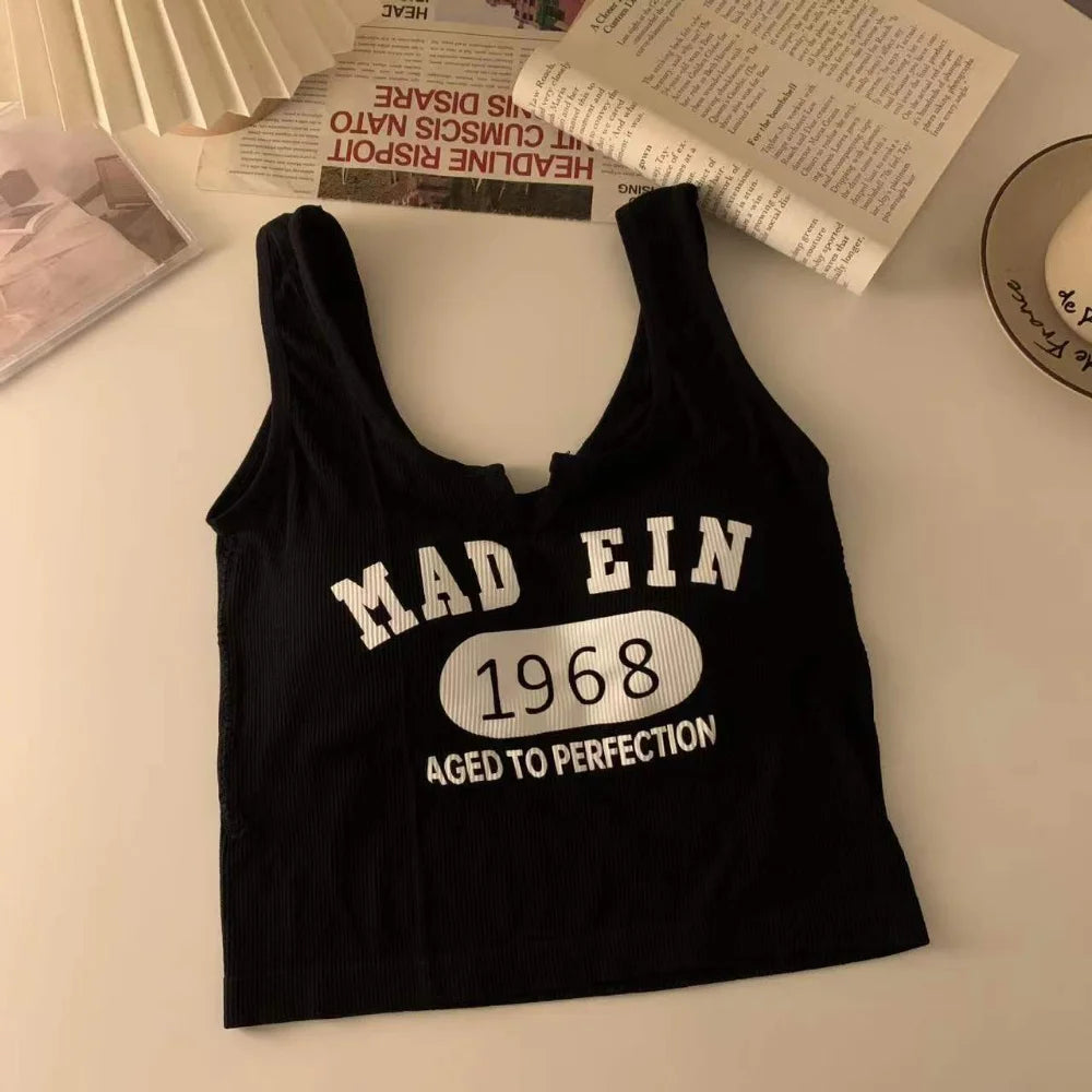 Corset Crop Tops with Built In Bras Tanks Camisoles