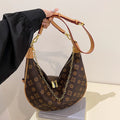 Retro Floral Print Large Capacity Dumpling Bag Multi-Layer Durable