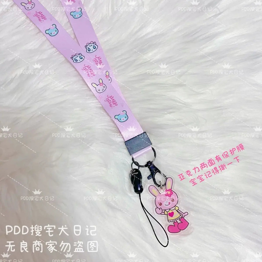 Japanese Original Cartoon MP Mobile Phone Lanyard Sweet Girl Cute Fall