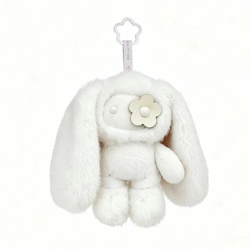 Cute Juju Rabbit Plush Keychain Flower Eye Bunny Stuffed Doll Kawaii