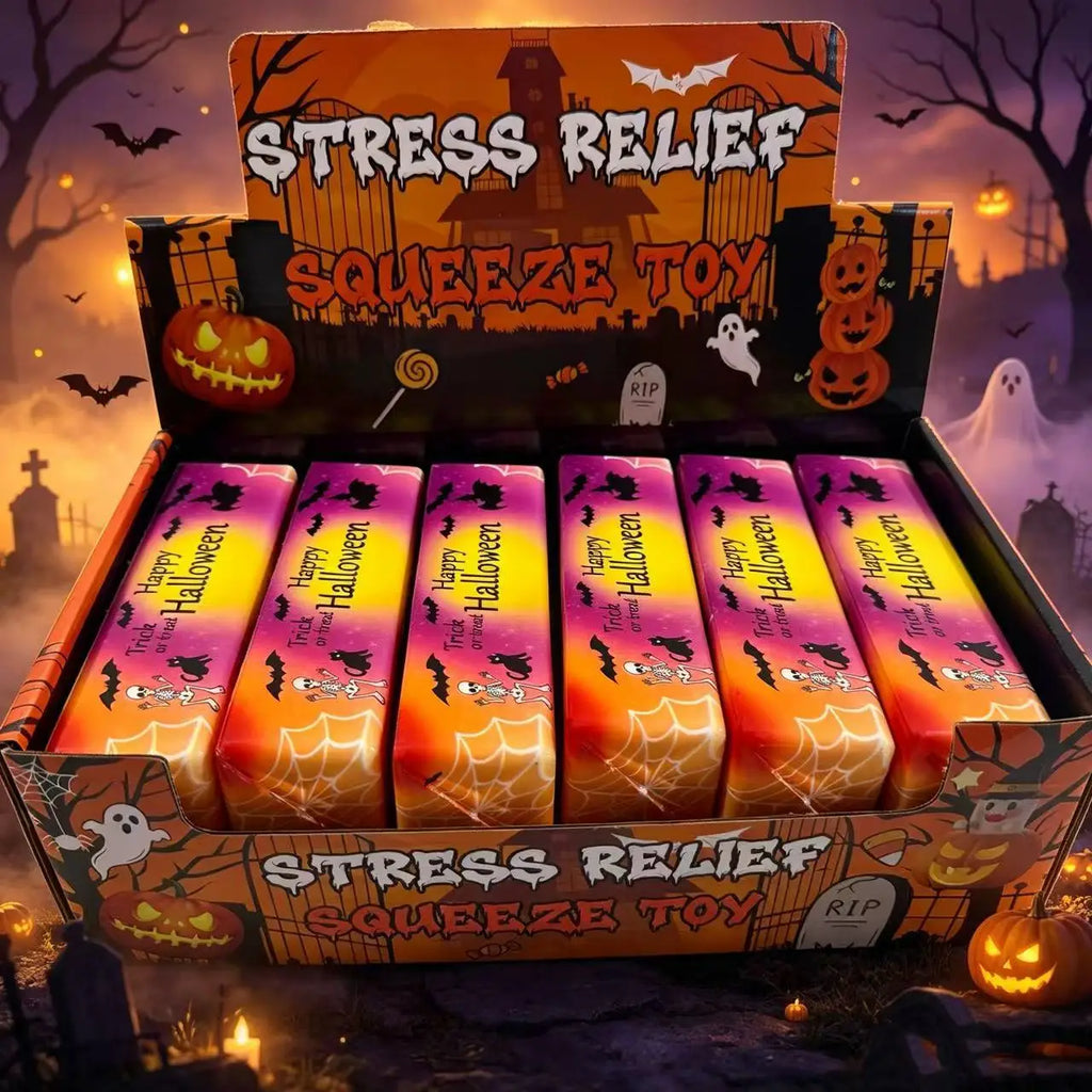 Halloween Slow Rising Butter Stick Squishy Toy Soft Wet Elastic