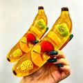 Fruit Banana Jelly Squishy Toy Stress Ball Fidget Toys Big Slushy